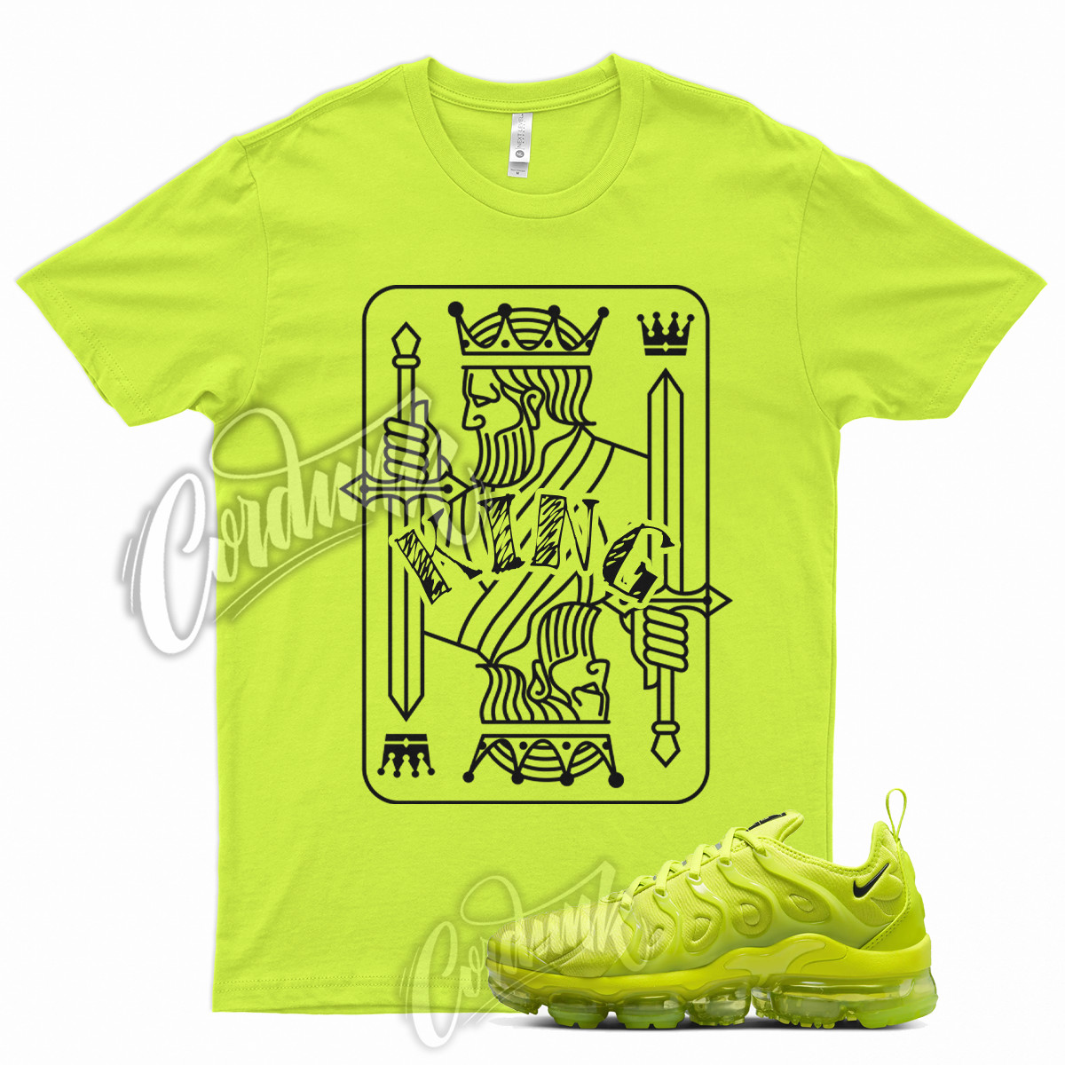 KING T Shirt for Air Vapormax Plus Atomic Green Neon Yellow Volt WMNS 1