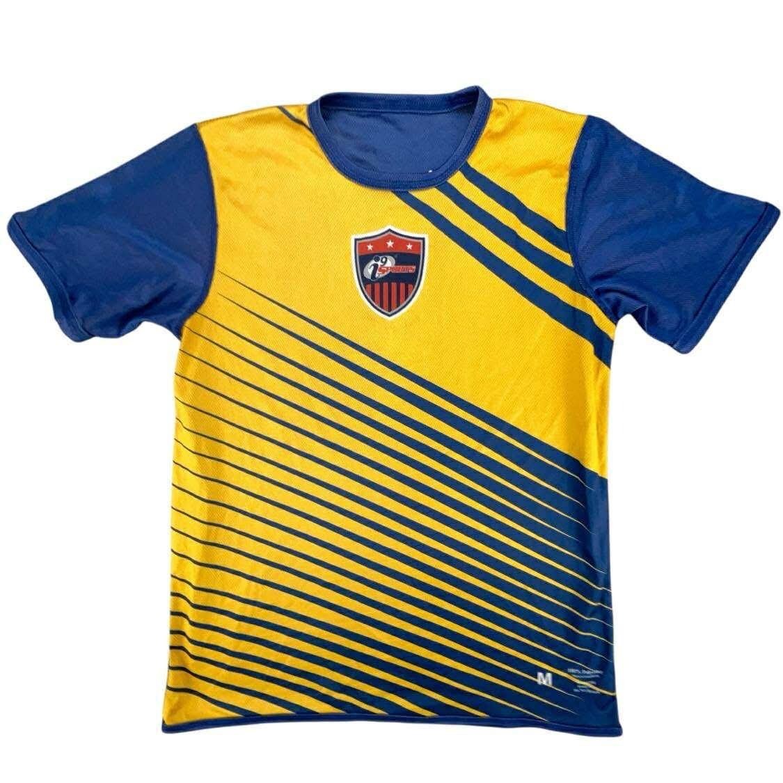 i9 Sports Reversible Soccer Jersey Blue & Yellow Athletic Number 30 Men’s Medium