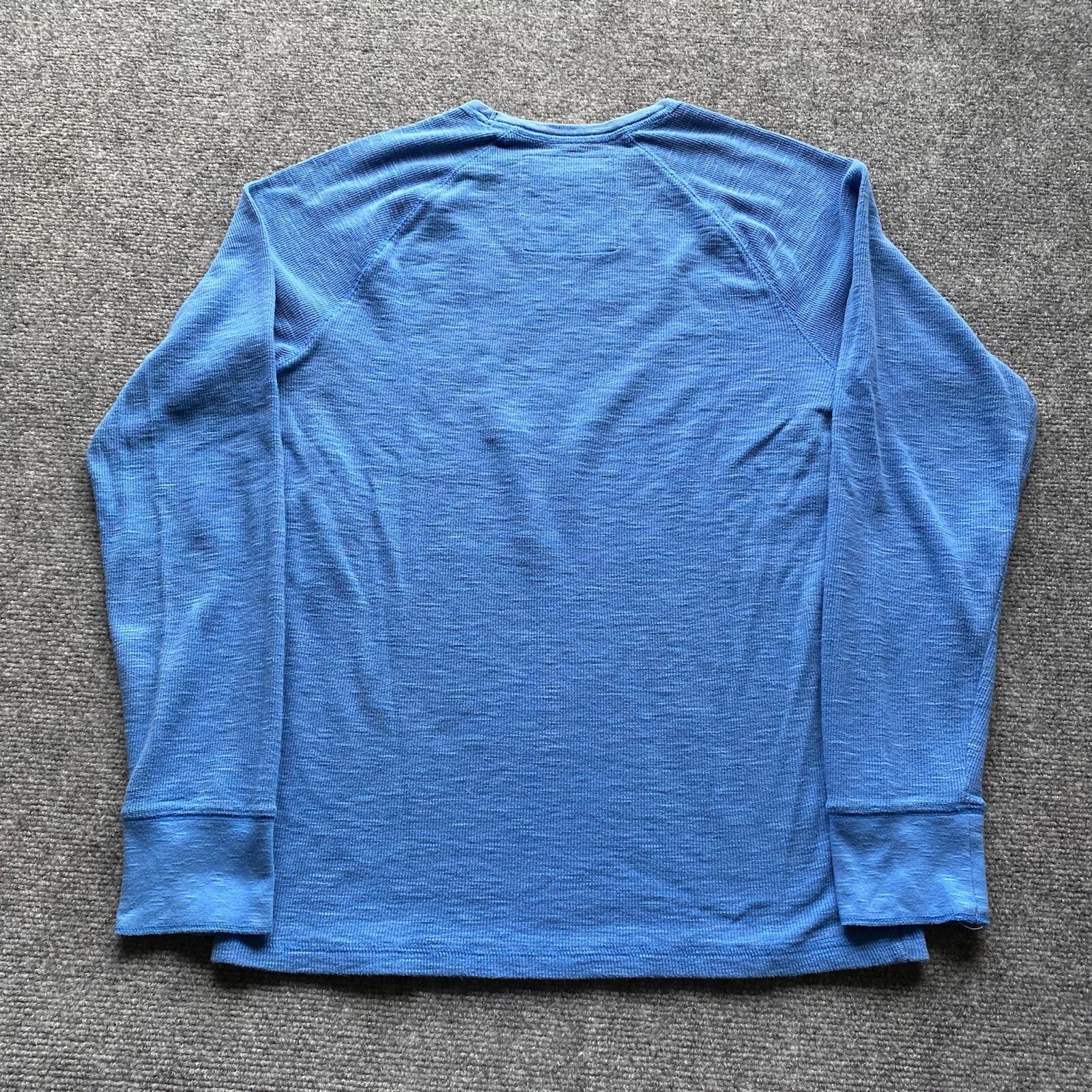 Urban Pipline Shirt Men Medium Blue Cotton Blend Long Sleeve Ribbed Cuff gallery