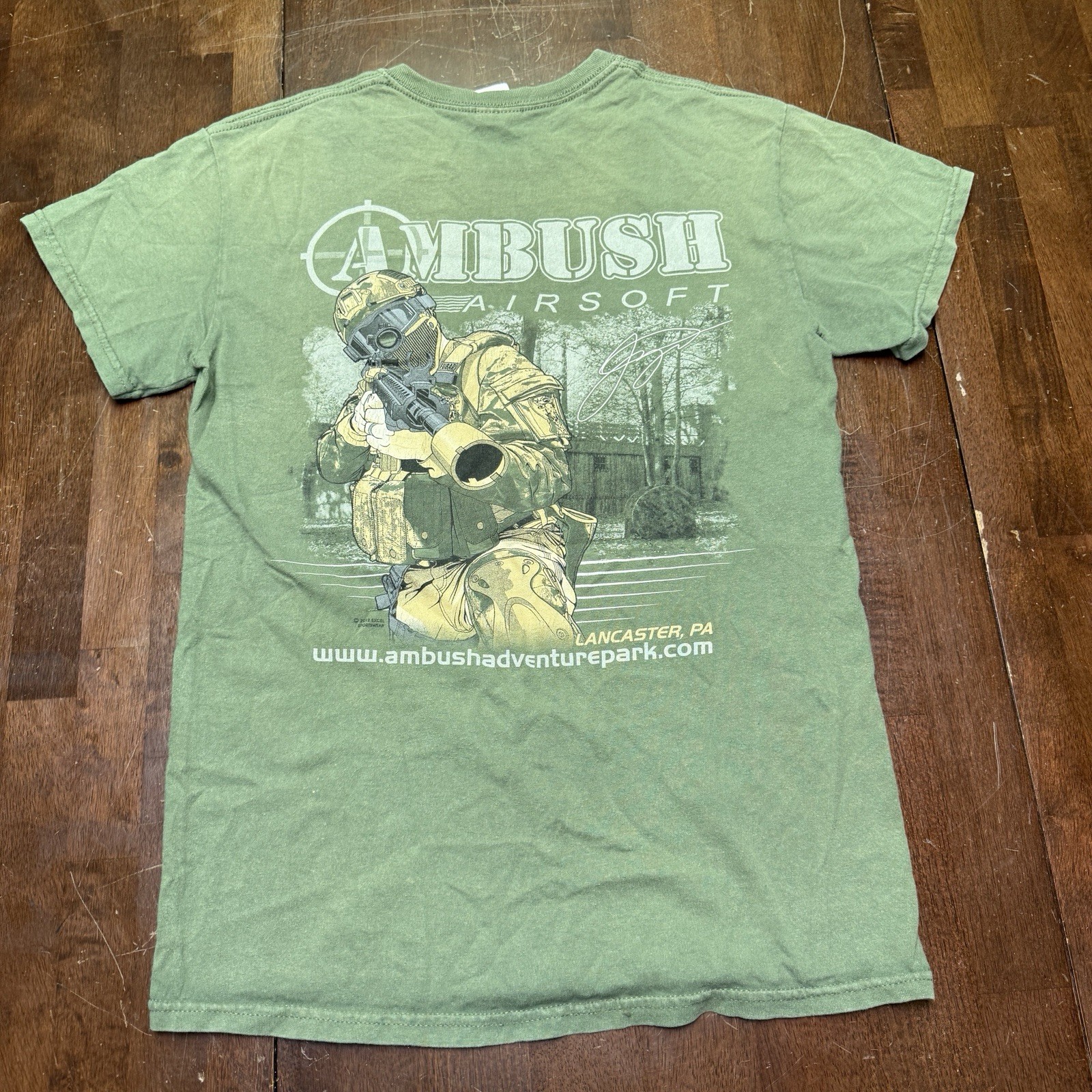 Ambush Airsoft Tactical Group T-Shirt Small Short Sleeve Airsoft Combat 2012 gallery