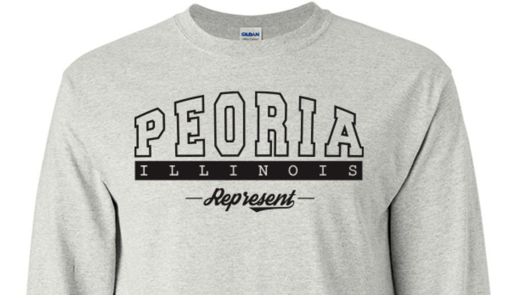 Peoria Illinois T-Shirt Long Sleeve Graphic tee gallery