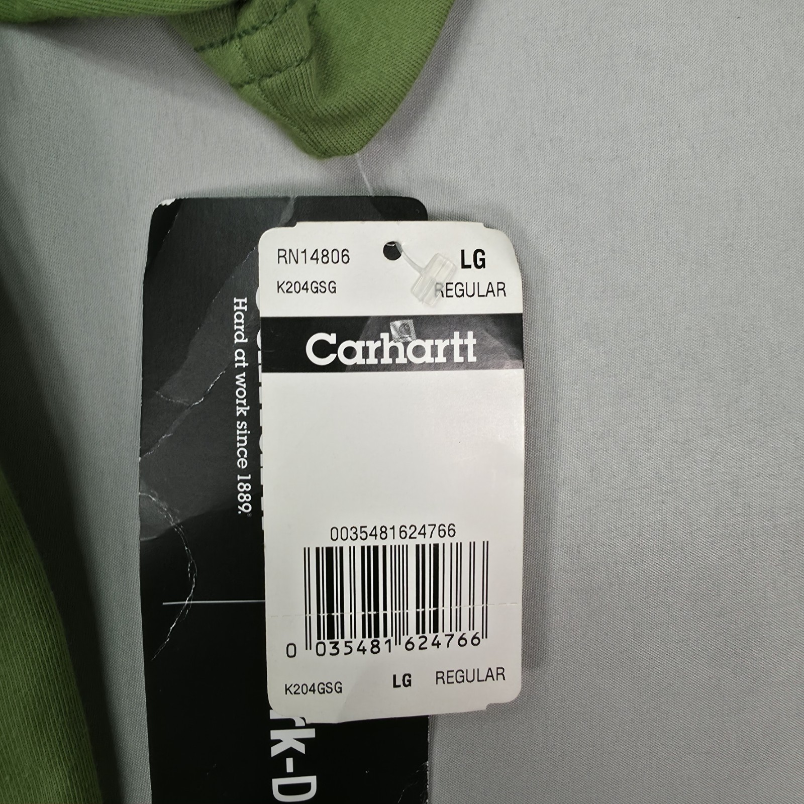 Carhartt Shirt Mens Large Pocket Tee Workwear Work Dry Casual Fit Utility Wear gallery