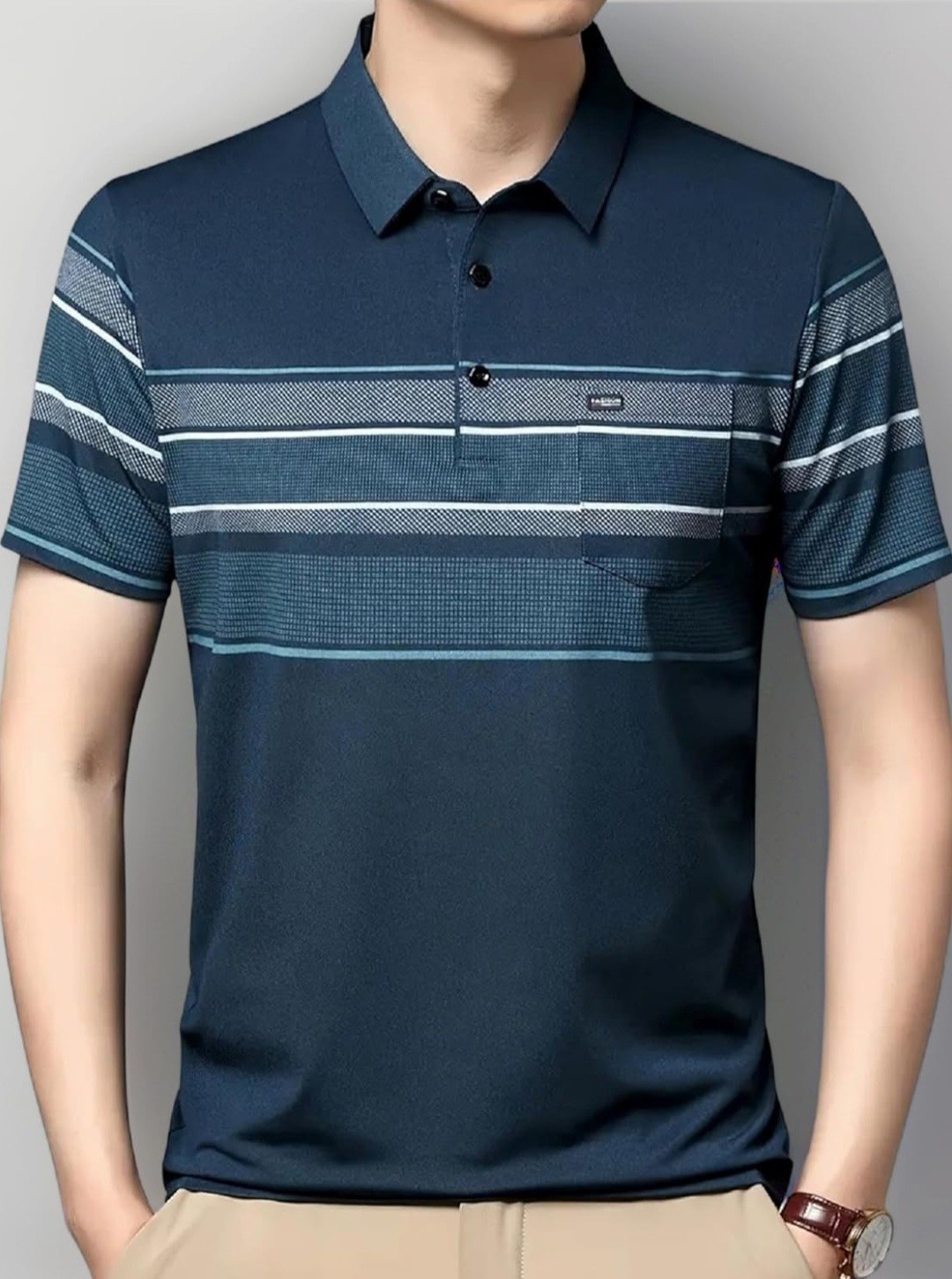Men Polo T Shirt ,fabir Polyester, Half Sleeve, T Shirt Length Standard ( S TO gallery