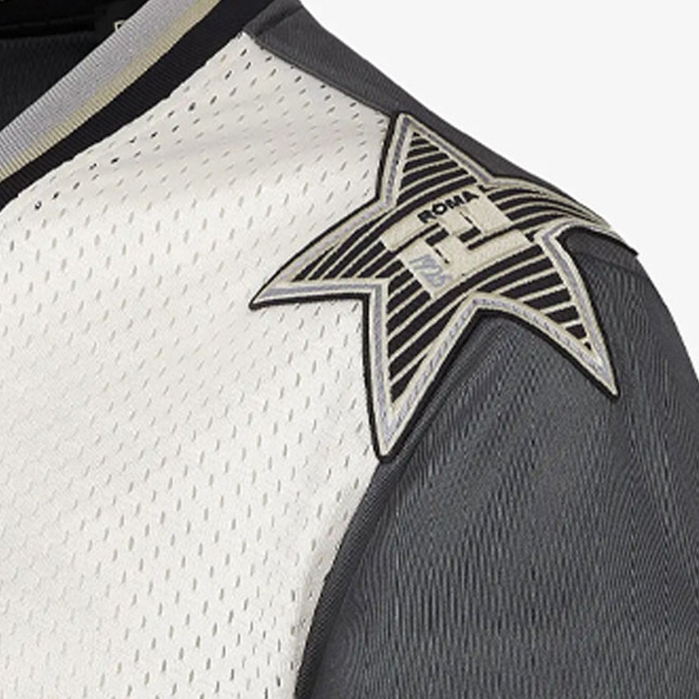 Fendi Ss21 Mesh Splicing Letter Short Sleeve T-Shirt gallery