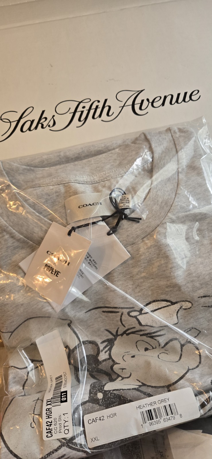 New Coach Men Limited Edition T-shirt Grey 2XL See MEASUREMENT. gallery