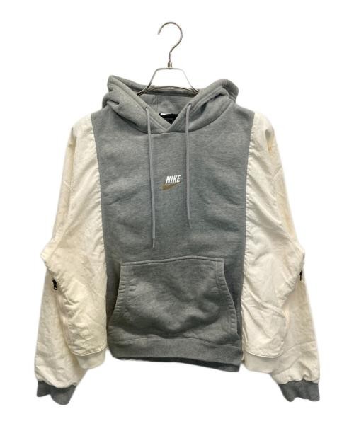 NIKE Pullover hoodie Gray x White DD5700-063