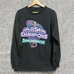 Y2K VF Imagewear Arizona Diamondbacks T Shirt Mens Large Black 2001 World Series