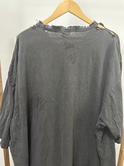 VTG Abstract Portrait Art Thrashed Distressed Grunge Worn Faded T-Shirt 5XL
