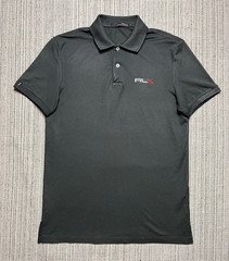 RLX Ralph Lauren Black Short Sleeve Polo Shirt Mens Size S Technical Golf Tennis