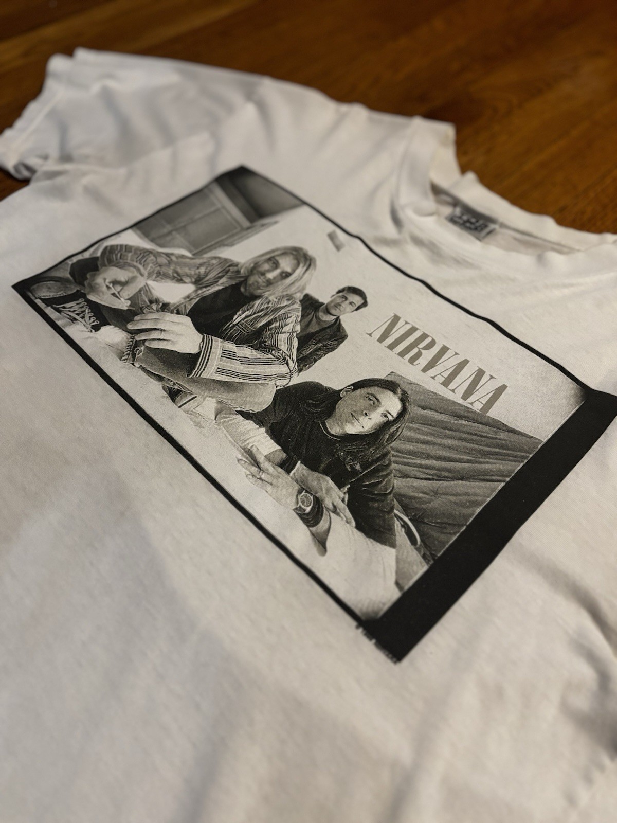 Original 1996 Nirvana Australian Tour T Shirt Size L Kurt Cobain