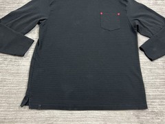 Craft + Flow Shirt Mens Large Black Long Sleeve Cotton Blend Pocket