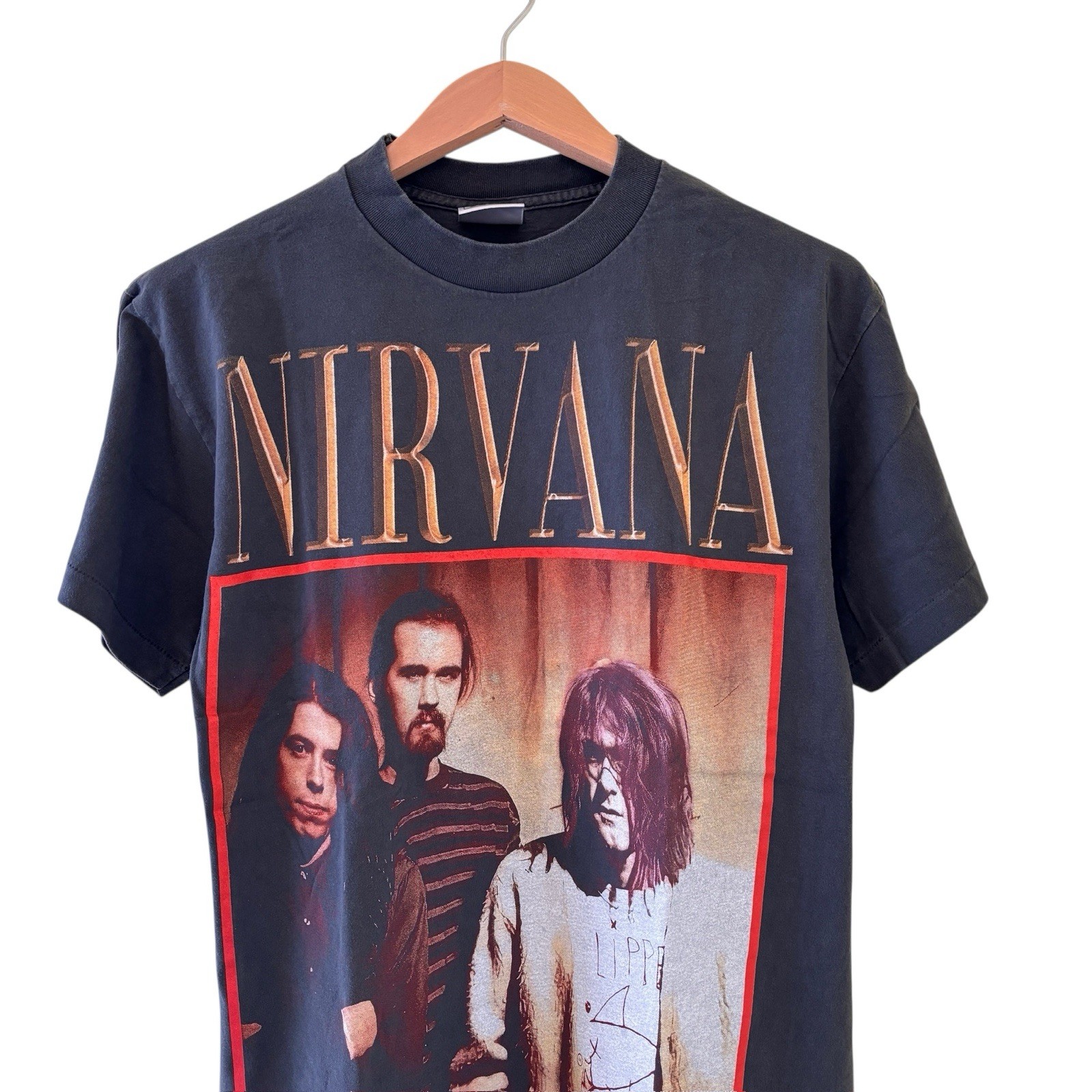 1998 Nirvana Kurt Cobain Flipper Concert Shirt Vintage Rare REPRINT Size Large gallery