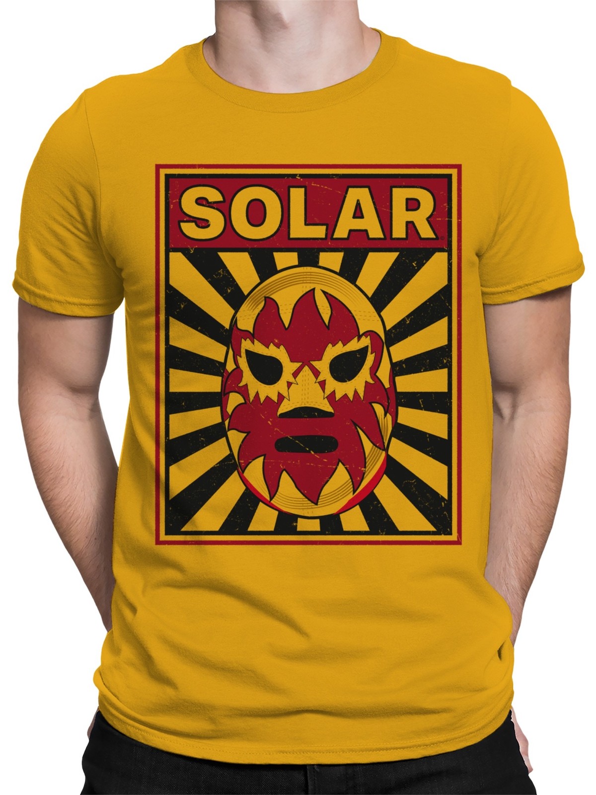Officially Licensed Legends Of Lucha Libre Luchador Mask Art Men's T-shirt gallery