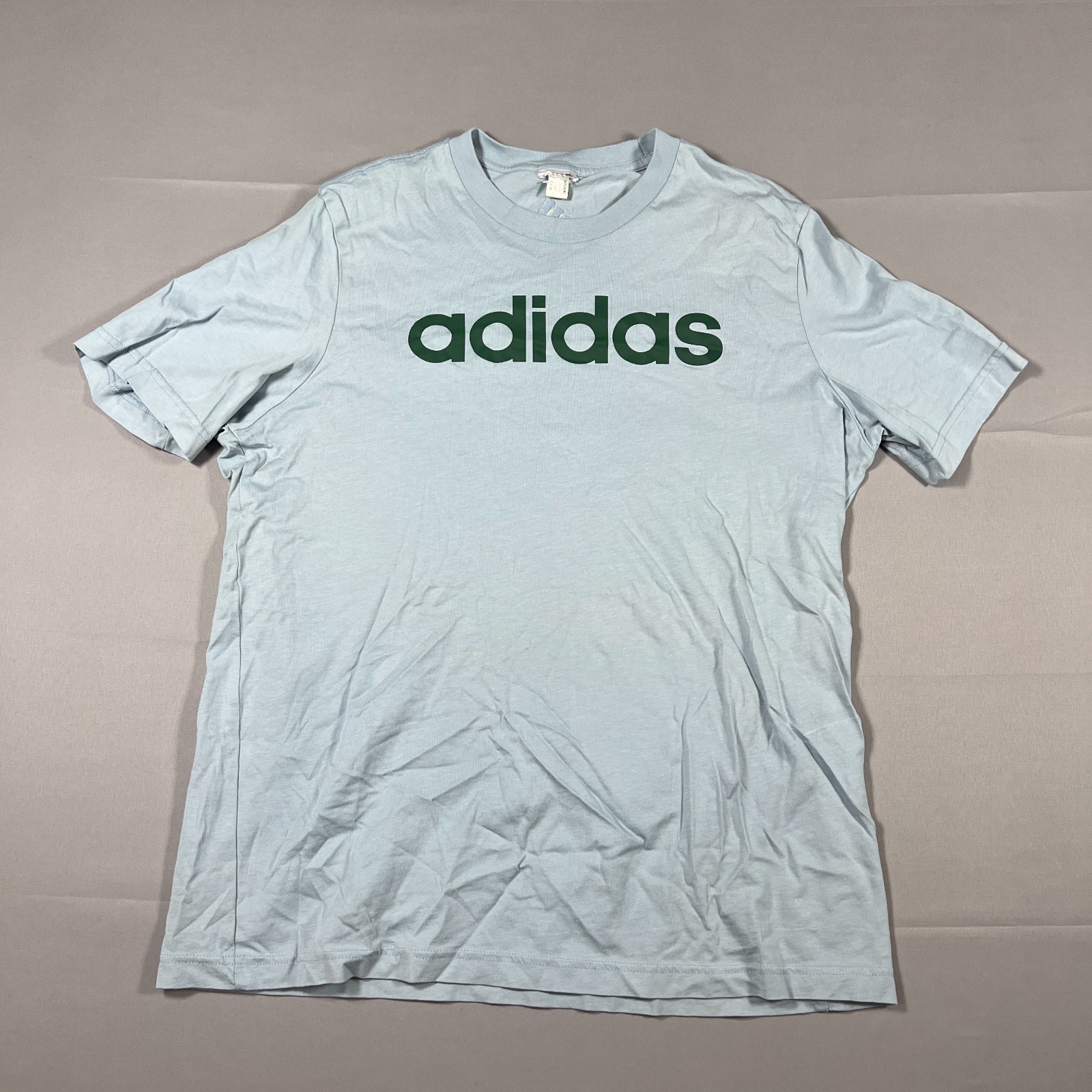 Set Of 2 Adidas Essentials T Shirt Mens M Wonder Blue Embroidered Logo Crew Neck gallery