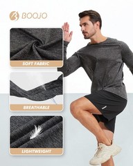 7 Pack Long Sleeve Shirts for Men – Quick Dry Moisture Wicking Sun Protection…