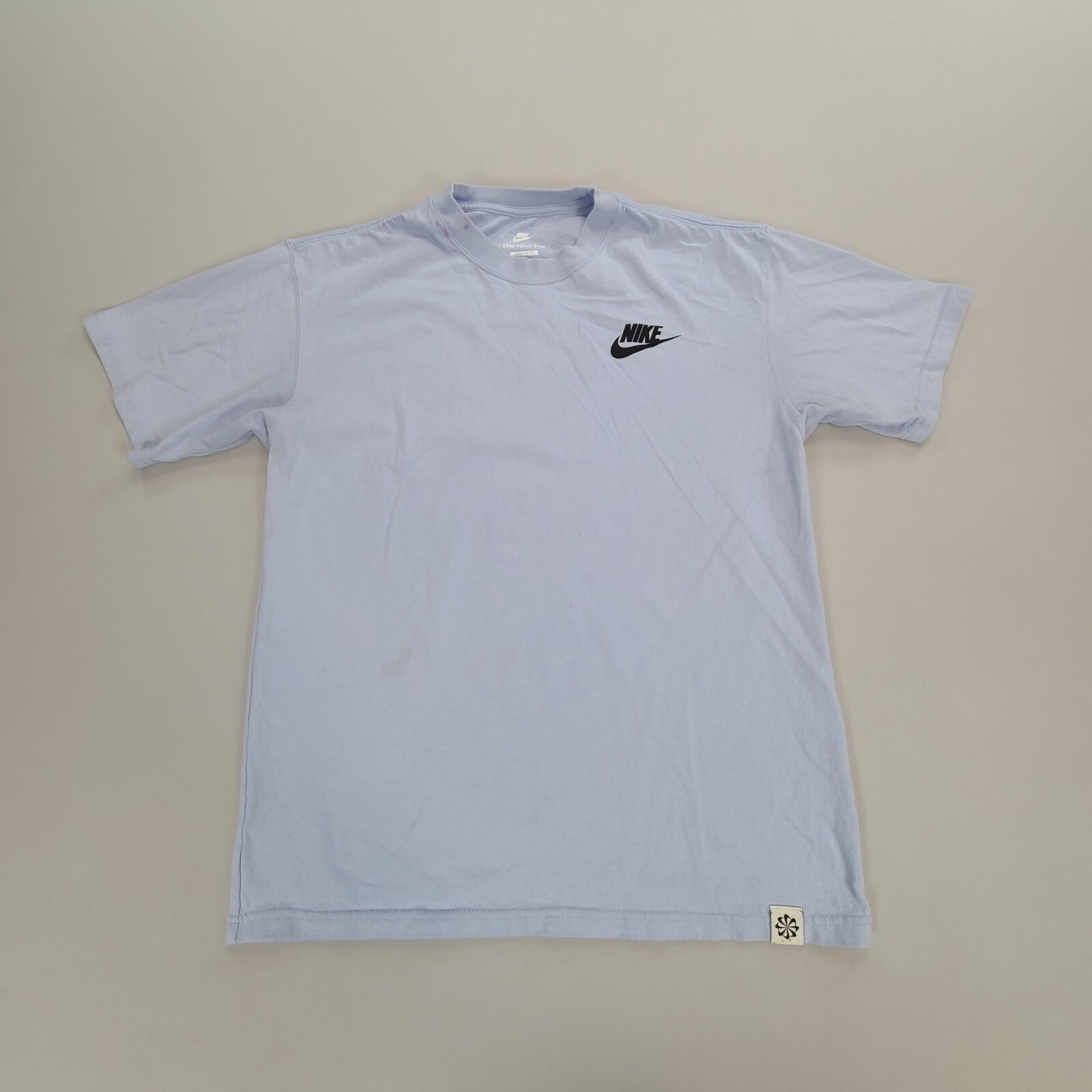 Nike Shirt Adult Small Blue Short Sleeve Casual Outdoors Comfort Mens gallery