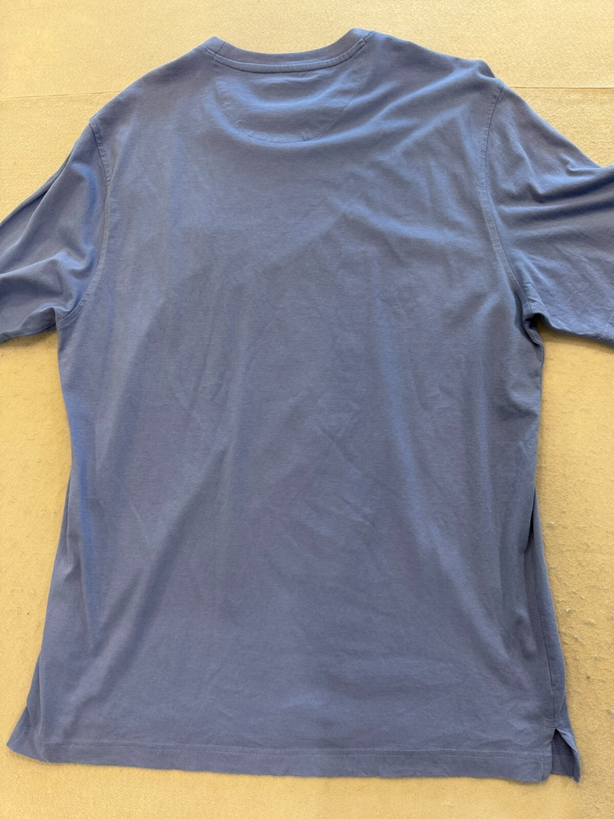 Greg Norman Golf T Shirt Mens Large Periwinkle Cotton Logo Everyday Tee gallery
