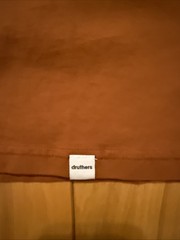 DRUTHERS NYC Men’s Classic Organic Cotton T-Shirt Size S Terra Cotta NWT