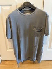 Rowan Asher Pocket Tee Basalt Gray Medium Supima Cotton USA Made Men’s