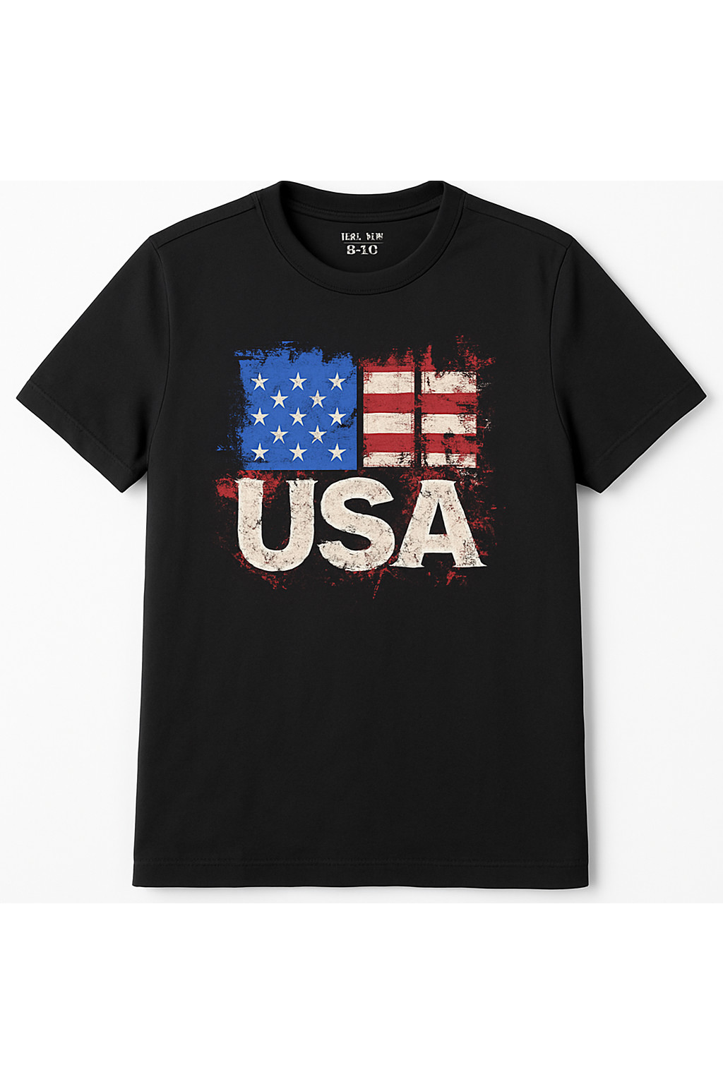 US Flag T Shirt USA Distressed American Flag Vintage Patriotic T Shirt S-XL
