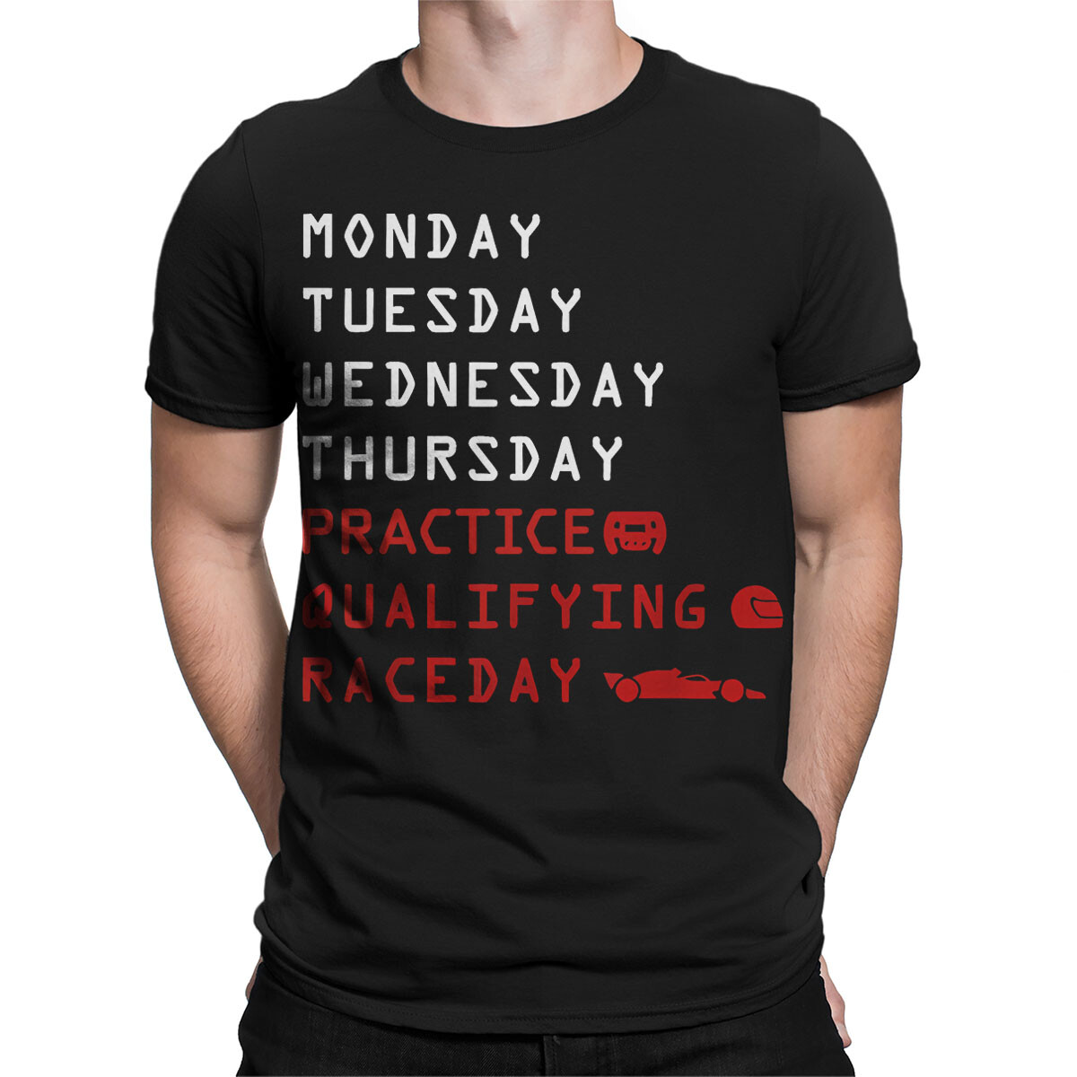 Practice Qualifying Race Day Racing Fan Gift Mens Womens T-Shirts Tee Top#TA-201 gallery
