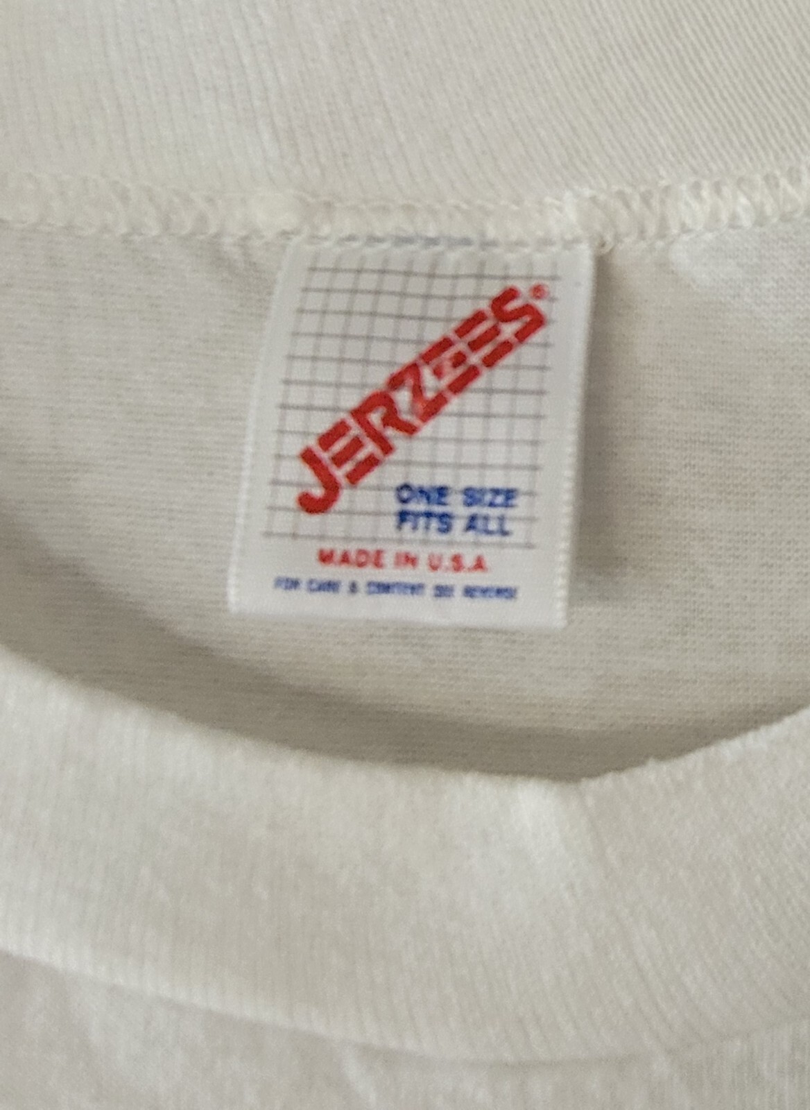Jerzees T Shirt Leave Me Alone One Size Fits All Made in USA Raised Letters gallery