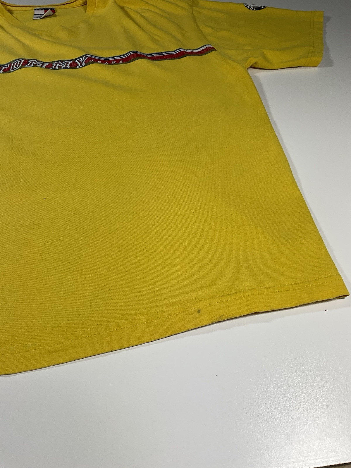 Vintage Tommy Hilfiger T-Shirt Sz XXL Hip Hop Made In USA Baggy Skater 90s gallery