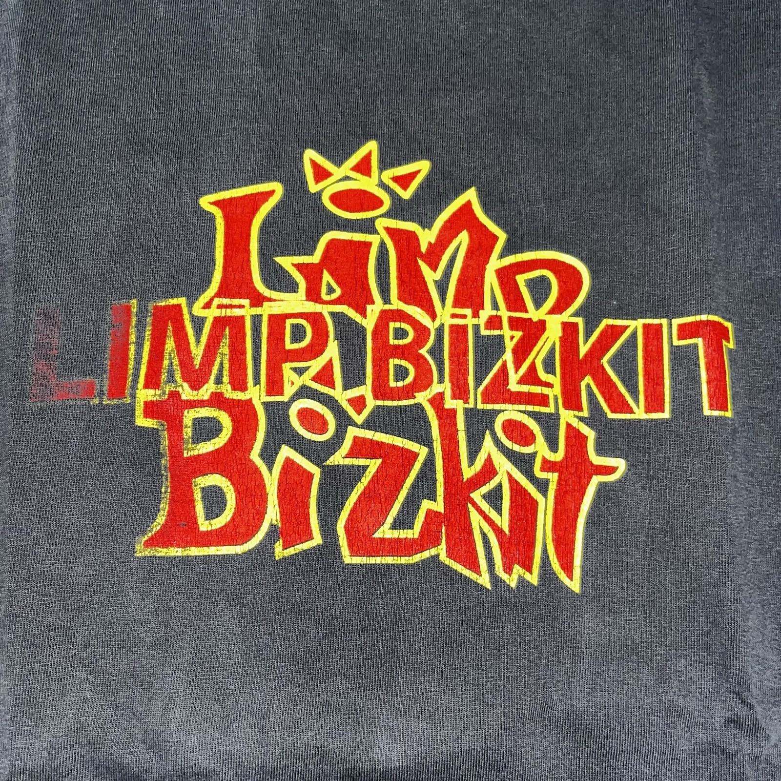 Vintage Black Faded Limp Bizkit Band Tour Muscle Tee Size Large gallery