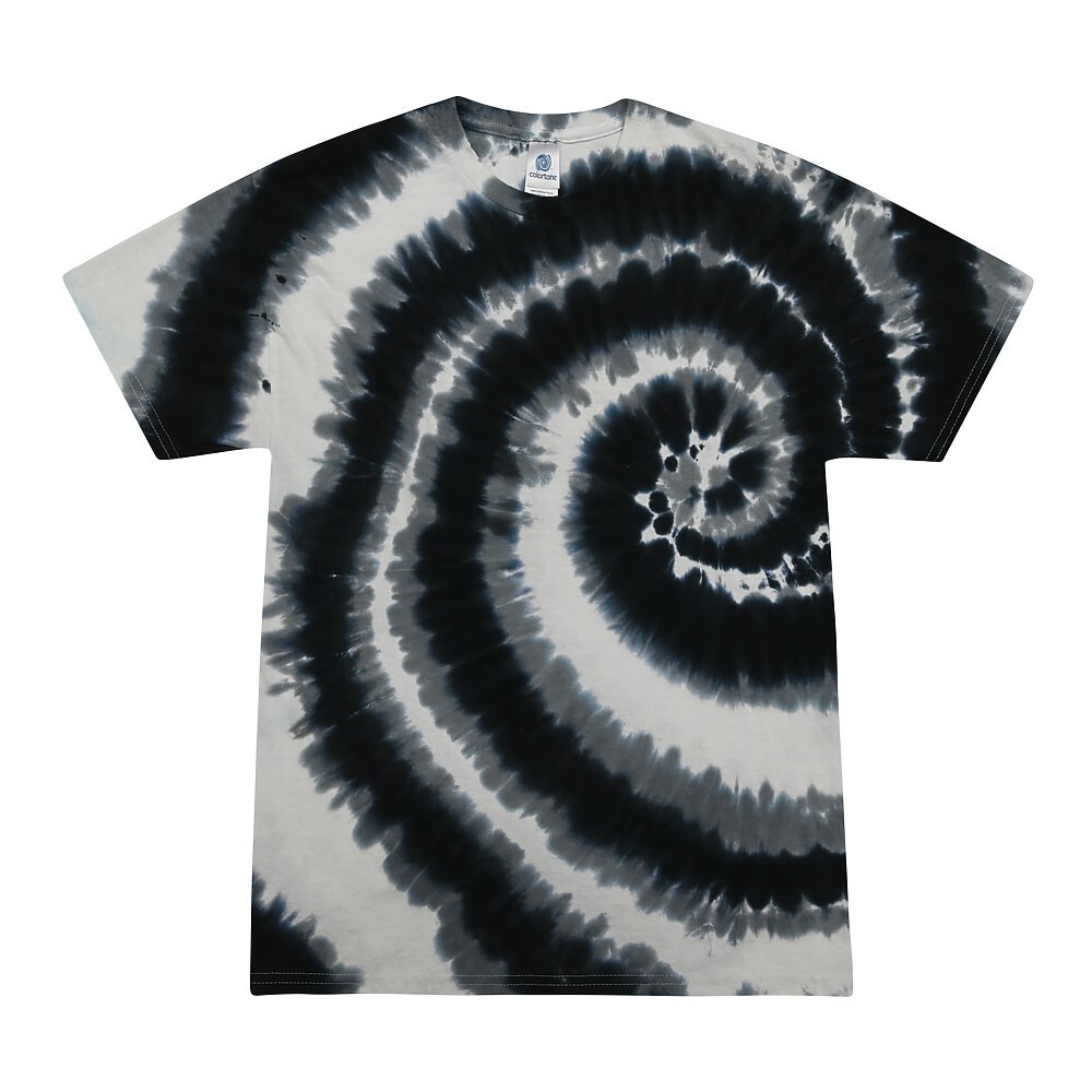 Pick a Black Tie Dye T-Shirts Adult S M L XL 2XL 3XL Cotton Colortone gallery