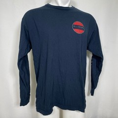 Billabong The Core Tee Navy Blue Long Sleeve Cotton T-Shirt Men’s LARGE