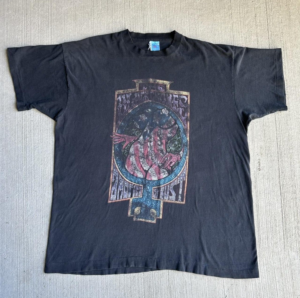 1994 Vintage The Black Crowes T Shirt L Amorica or Bust America Tour AUTHENTIC!