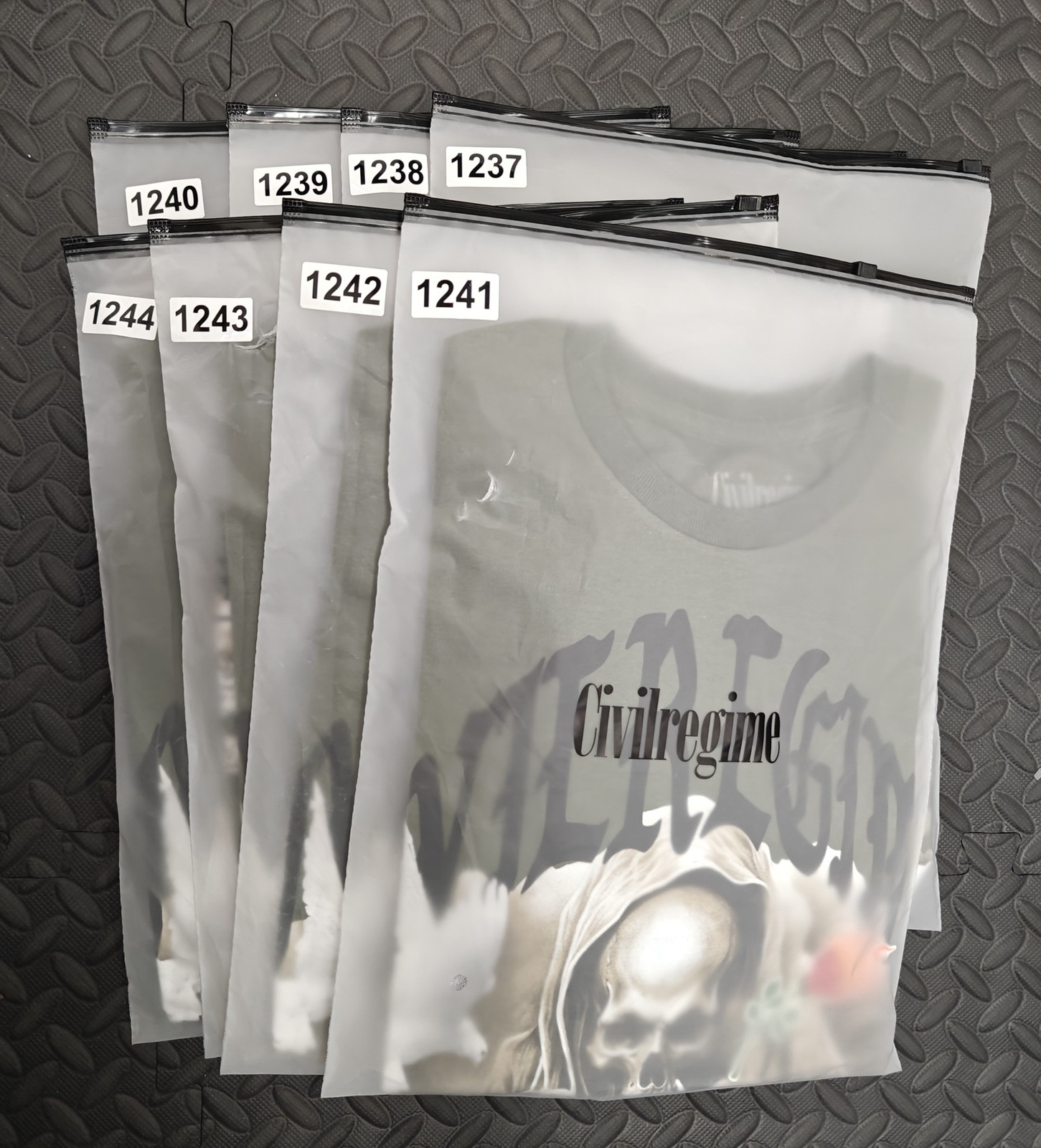 Civil Regime Shirt Mens Large Angel Grim Reaper Doves Graphic Streetwear Tee gallery