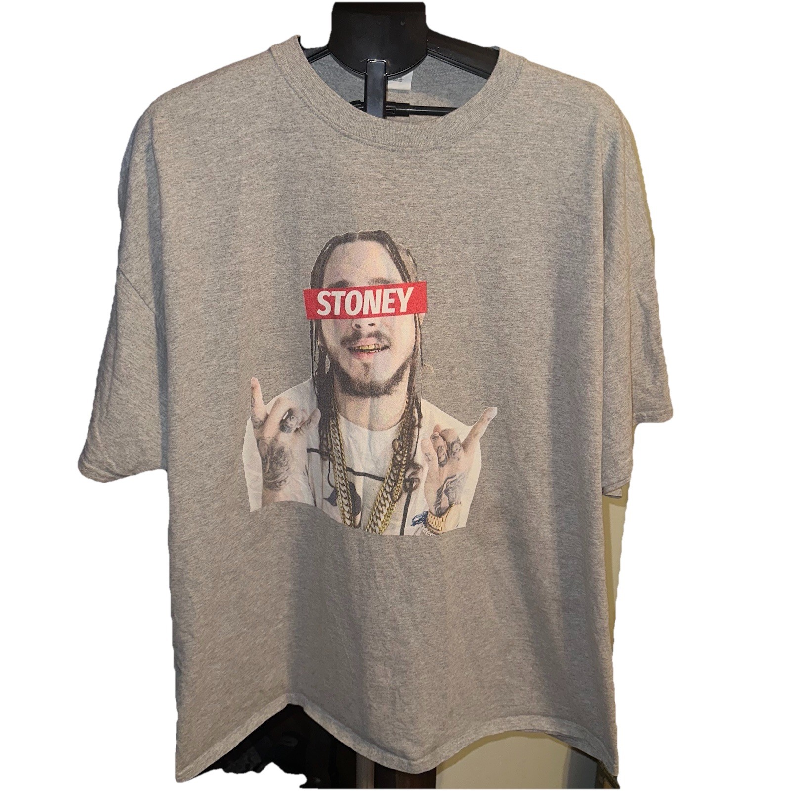POST MALONE Mens 3XL Tshirt STONEY Rap Hiphop Music Band Official 2016 Gray EUC gallery