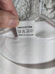 Golden Triangle Brand Myanmar Map Graphic T-shirt Size L White *READ*
