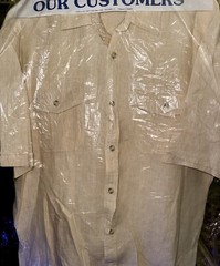Axis LA Off White Shirt Sleeves Two Pickets Xl
