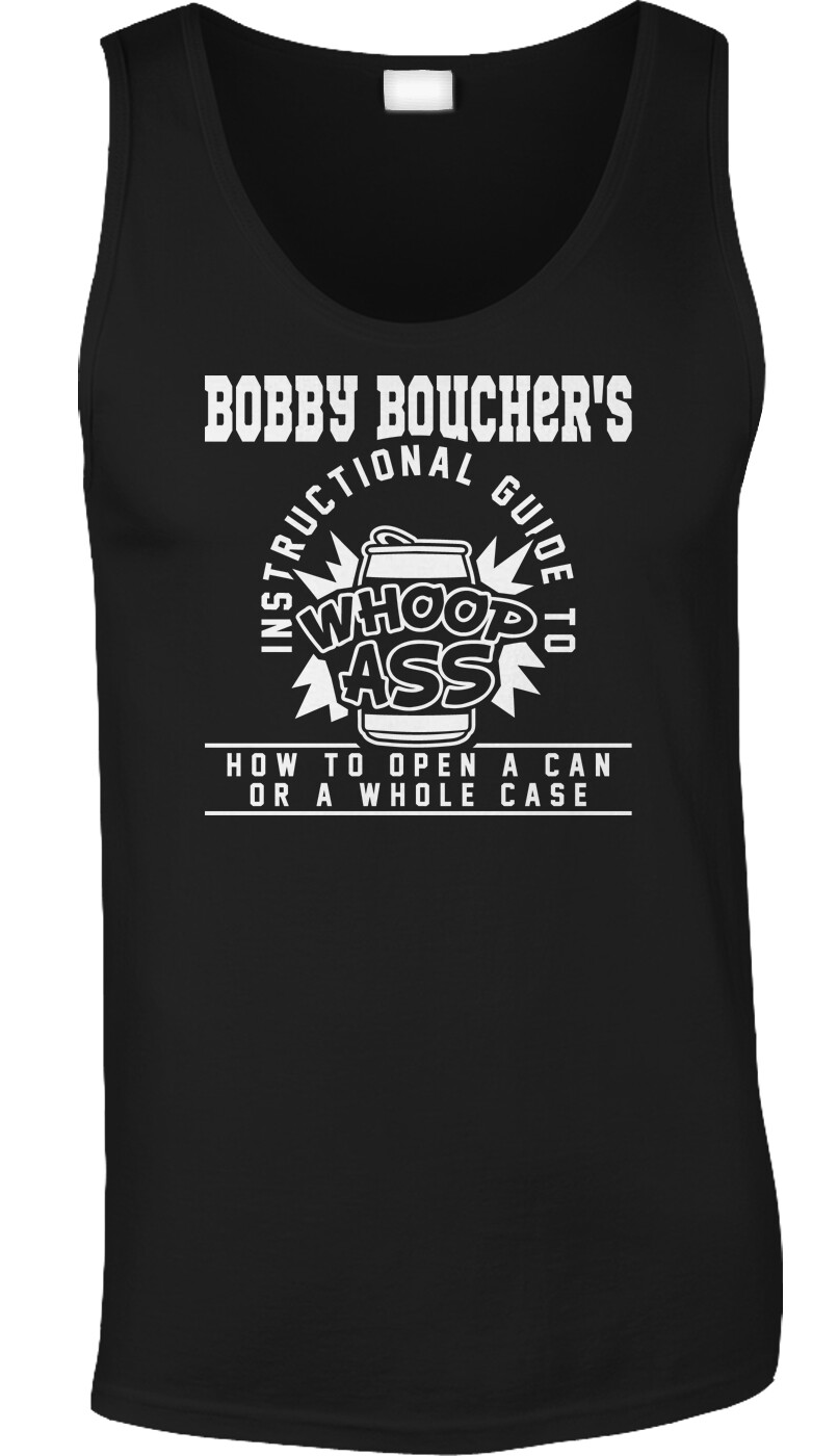 Whoop Ass Bobby Boucher Movie Quotes Comedy Adam Sandler Party 90s Mens Tank gallery