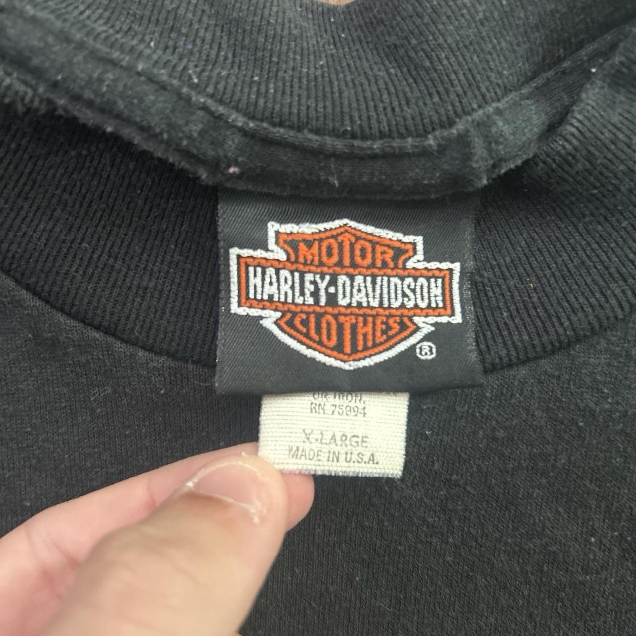 Grail VTG 90's 1991 Elvis Presley Harley Davidson single-stitch USA T-shirt XL gallery