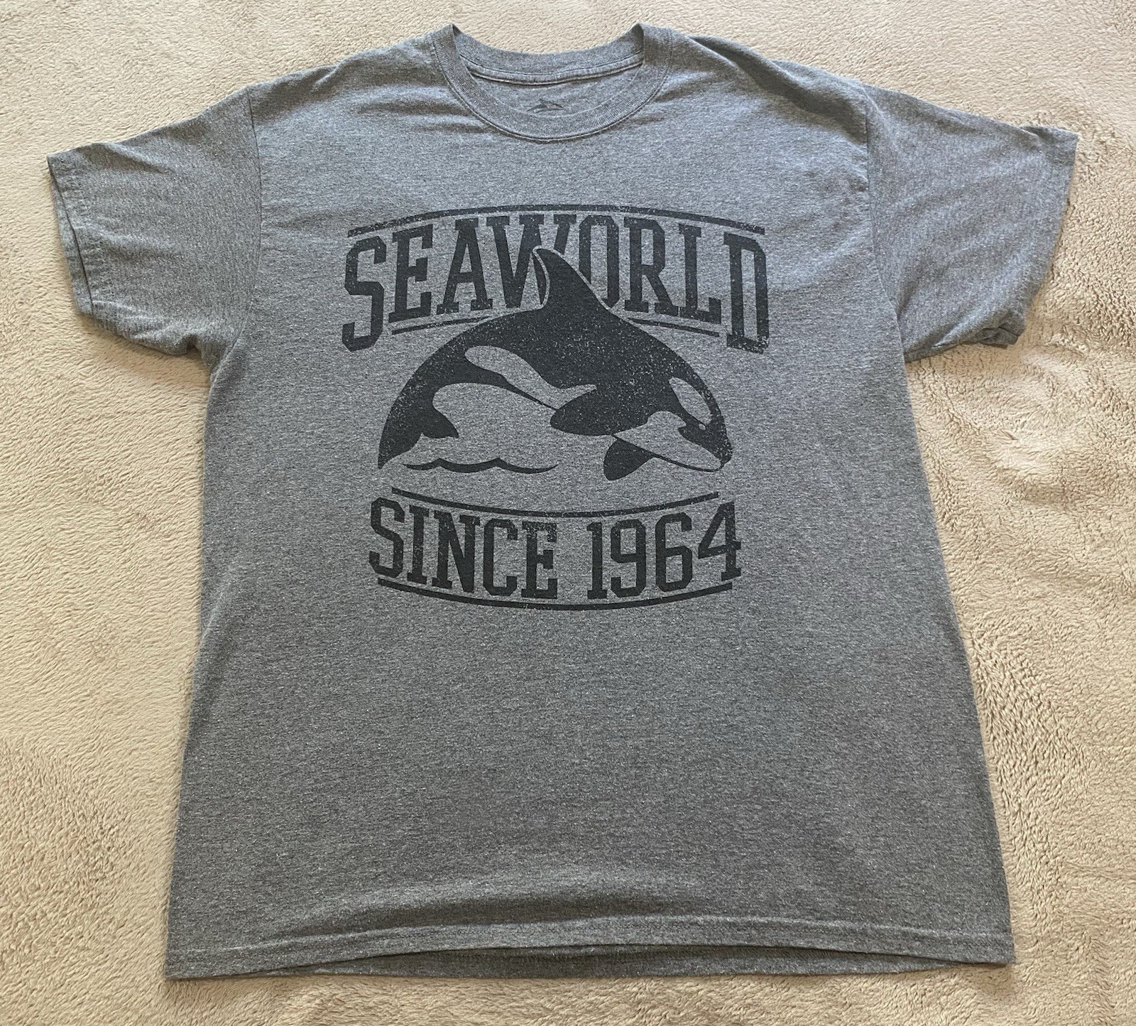 Sea World Since 1964 Officially Licensed T-shirt San Diego Gray