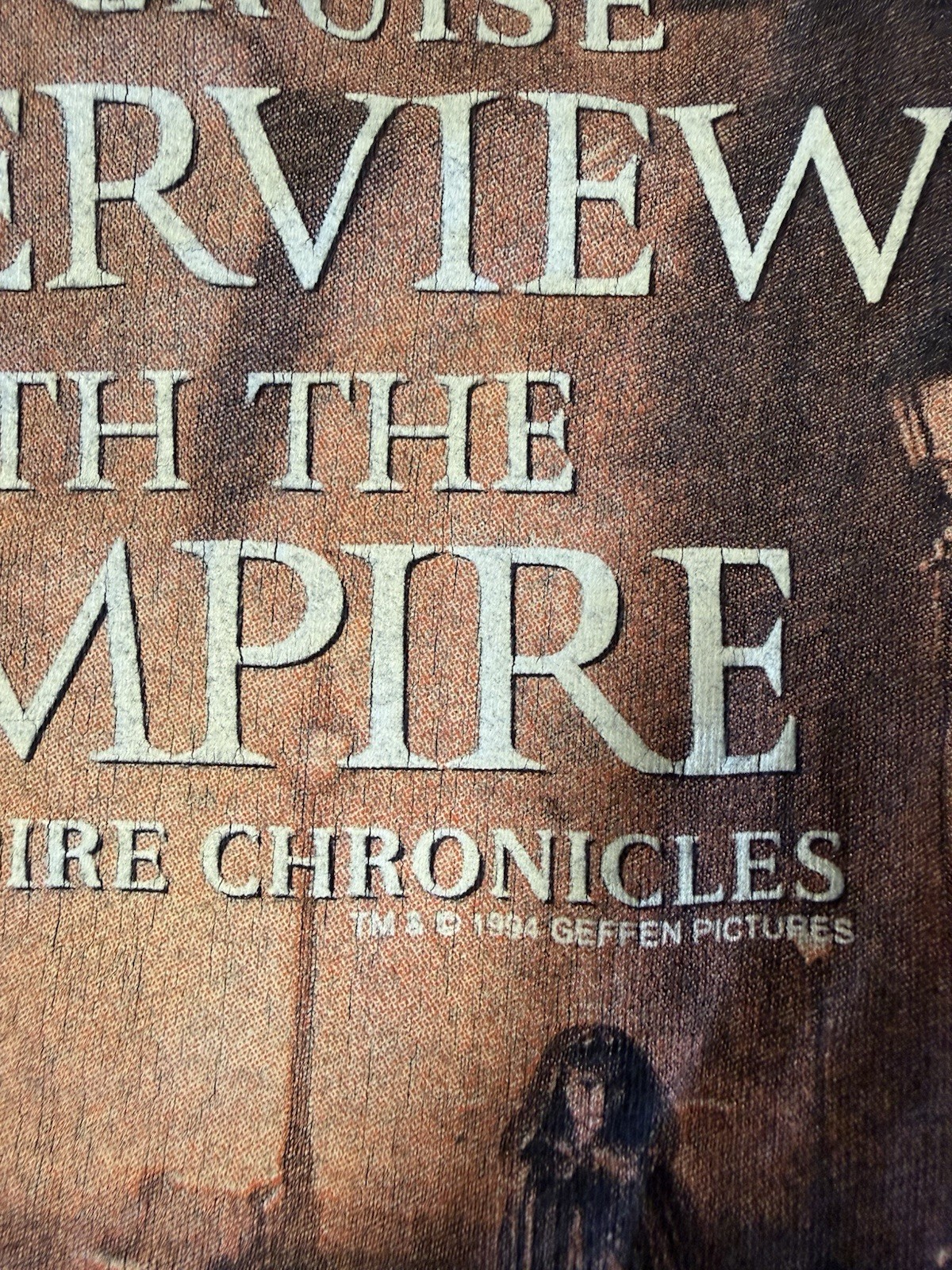 Vintage 1994 Interview with A Vampire Shirt Sized Tom Cruise Horror Movie Film L gallery