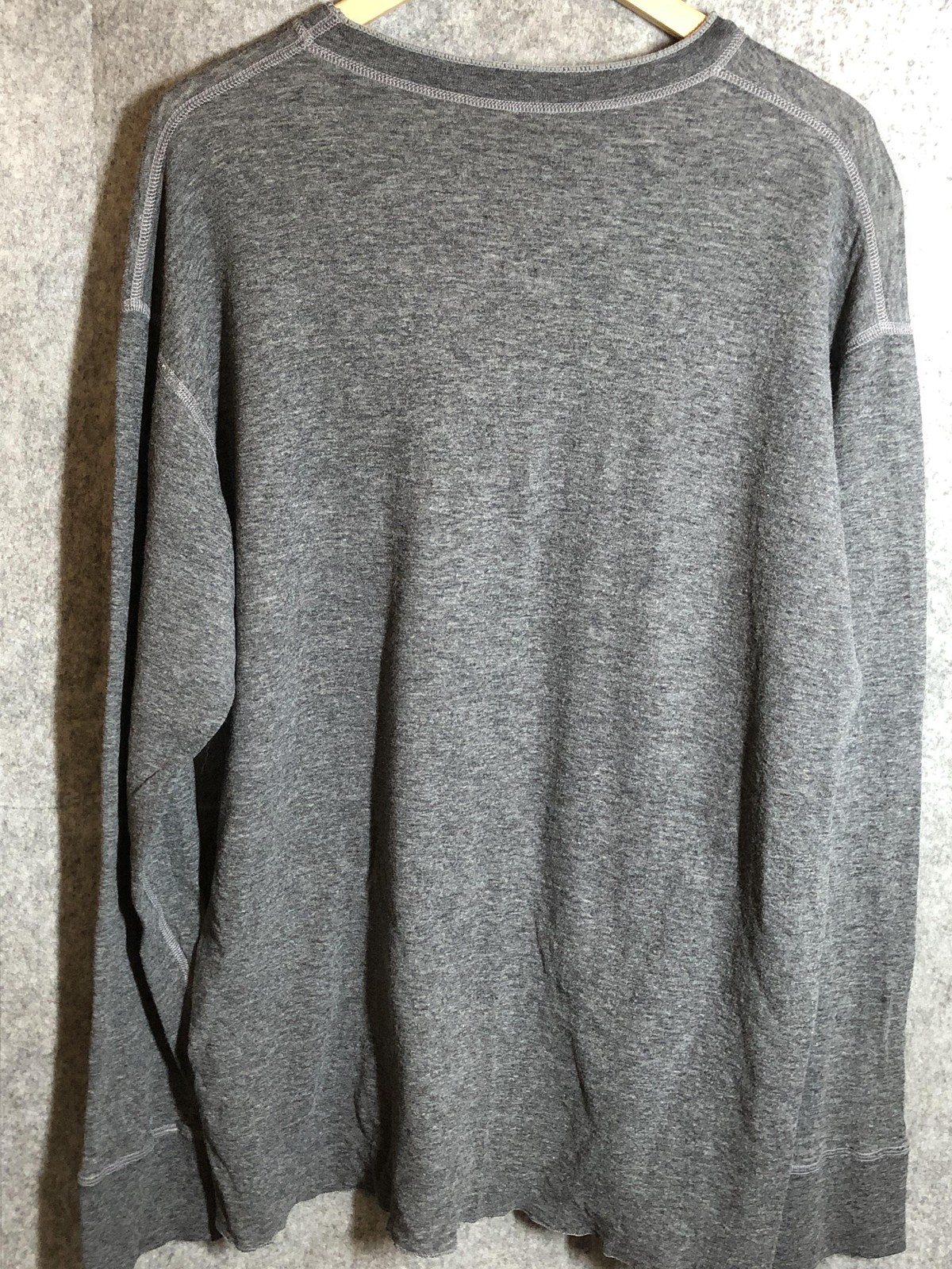 L.L.Bean Two-Layer Shirt Extra Large Heather Gray Double Insulated River Driver gallery