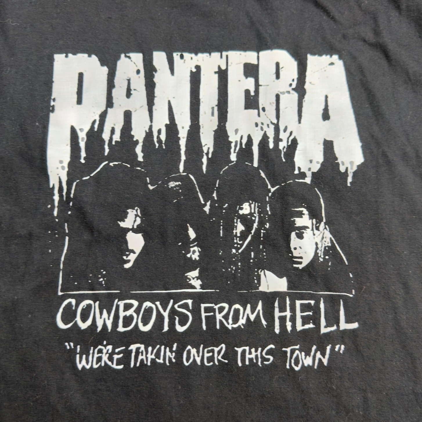 Pantera Cowboys From Hell American Metal Rock Band Men’s 2XL T Shirt