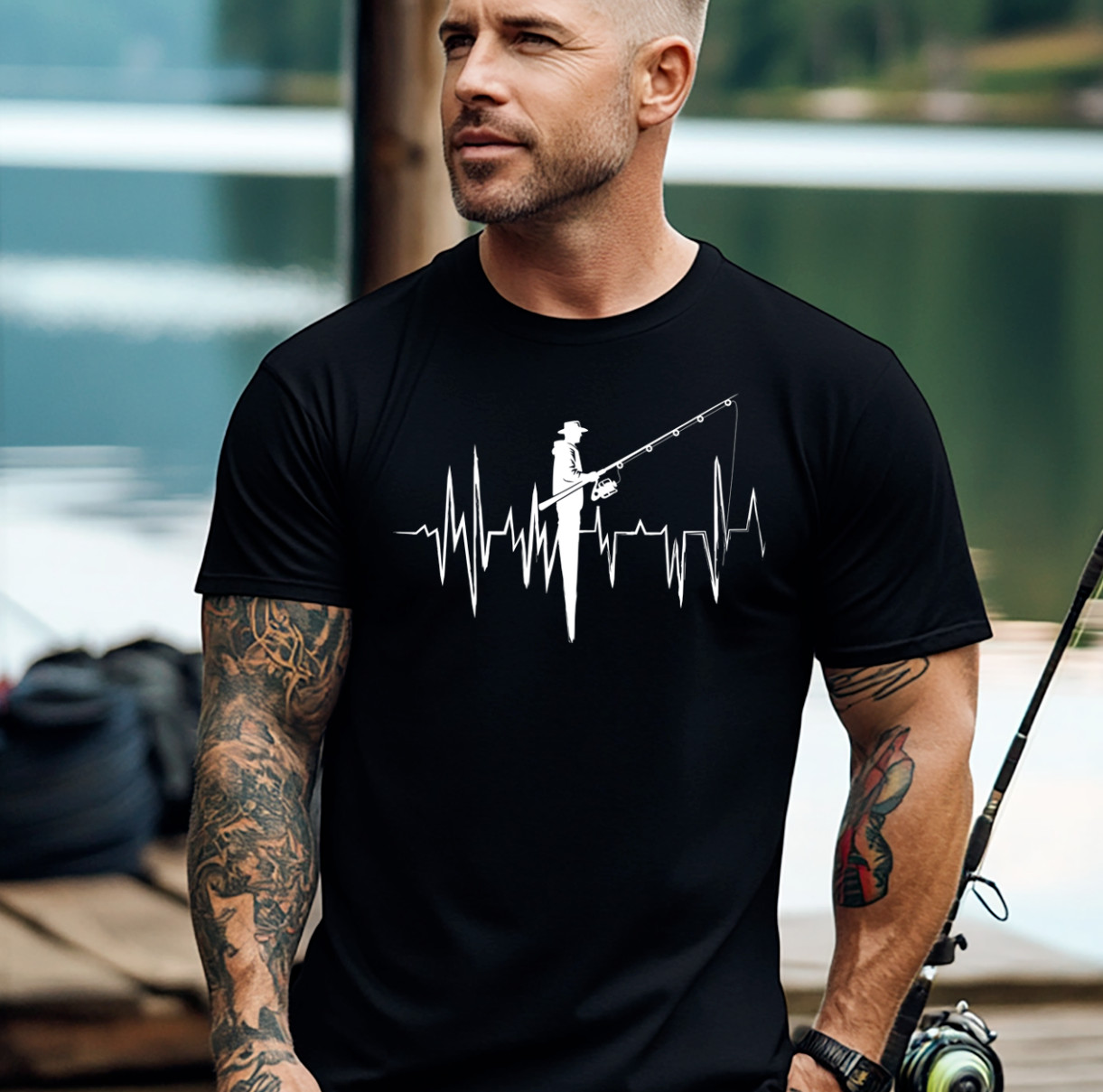 Fishing T-Shirt Fishing Gift For Him For Fisherman Funny Fishing T-shirts gallery