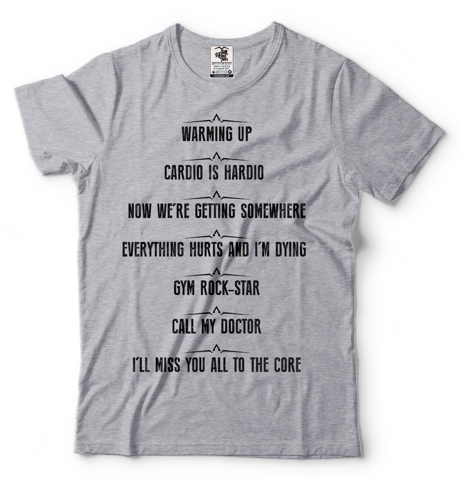 GYM Workout T-shirt Funny Workout Meter Sweat-o-meter timer Measure exercise T gallery