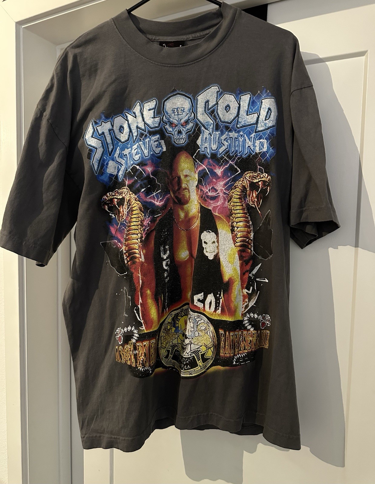 DBRUZE Stone Cold Steve Austin tee size Large PREOWNED WWF WWE gallery