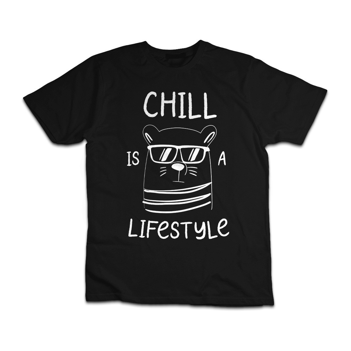 Chill Is A Lifestyle T-Shirt | Funny Relaxed Animal Graphic Tee gallery