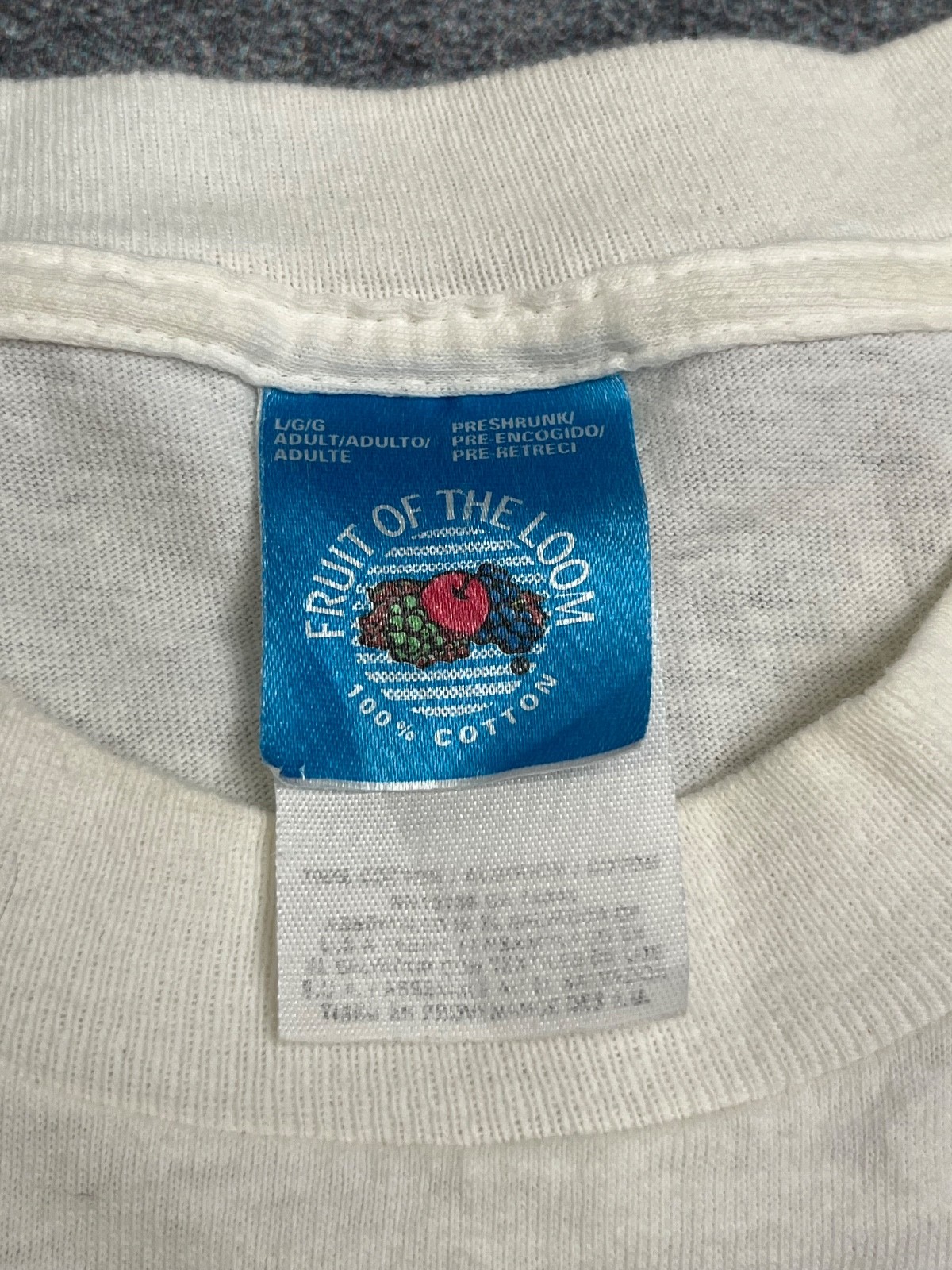 Vintage 90s White Shirt NASA Kennedy Space Center Made In USA Large Size gallery
