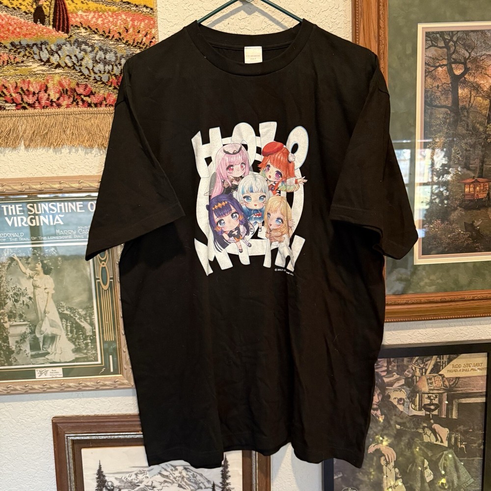 NWOT Hololive Myth RARE Size Anime Shirt Size F XL