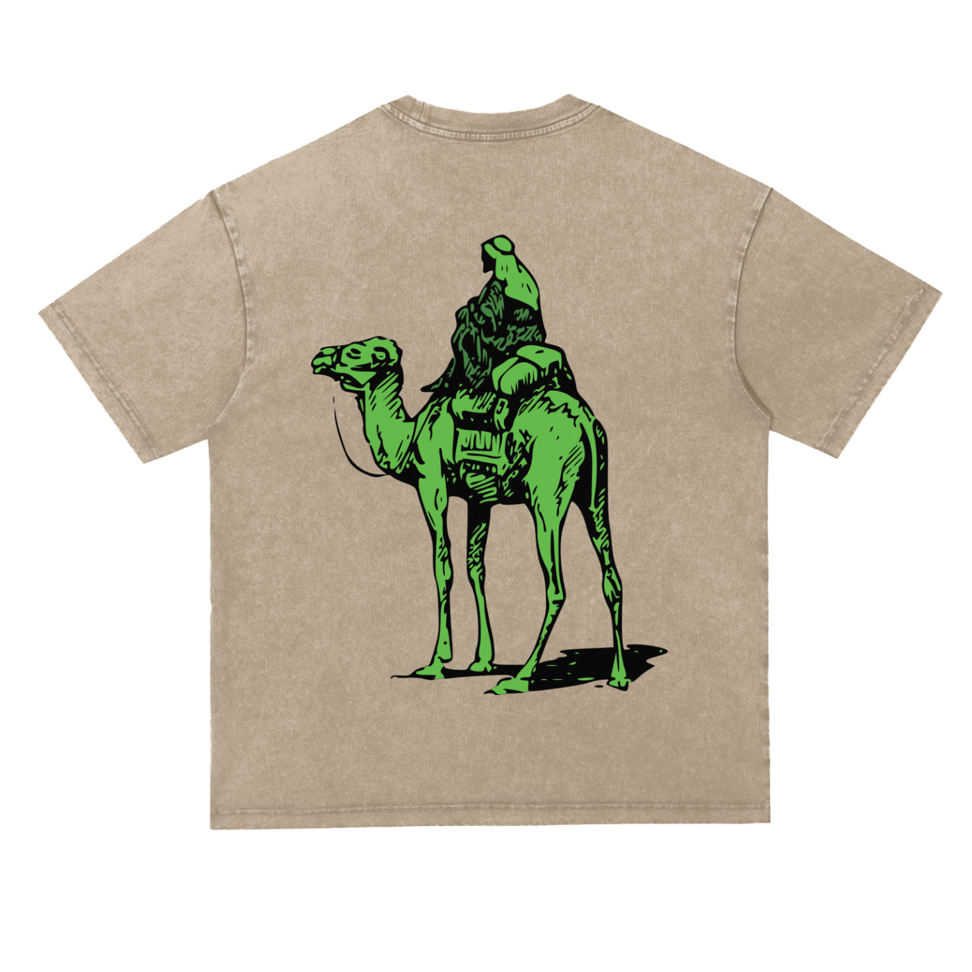 SILK ROAD DESIGN- Washed Heavy oversized tee gallery
