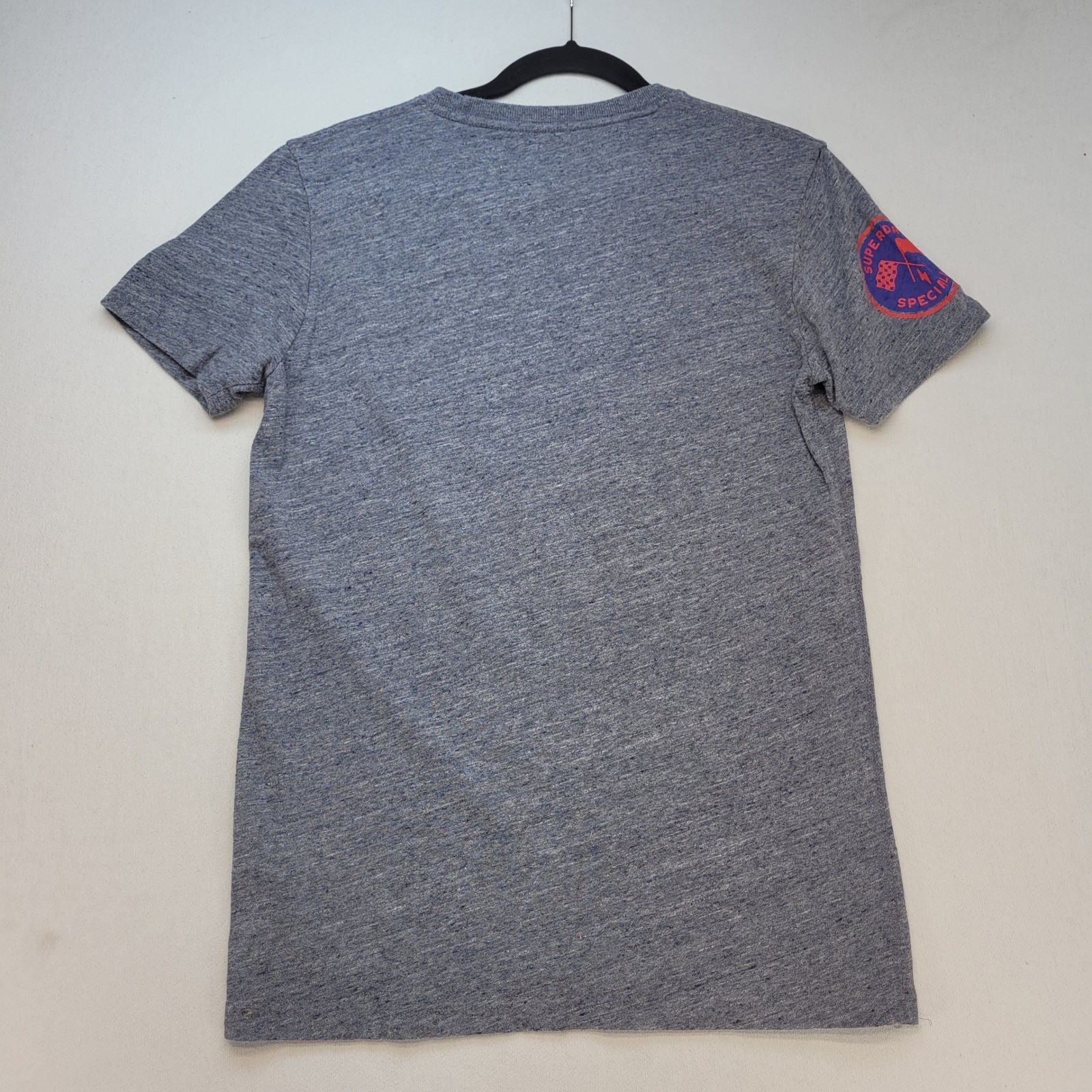 Superdry T-Shirt Mens Small Blue Vintage Racing Super Speed Auto Repair Graphic gallery
