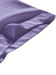 Men’s Classic Solid Plain Cotton Round Hem Scallop Essentials Tshirt S-2XL